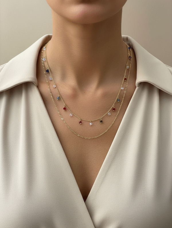Collar Mujer Cielo Multicolor