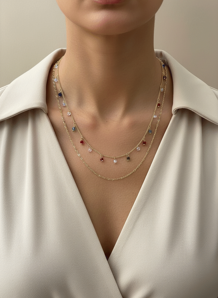 Collar Mujer Cielo Multicolor