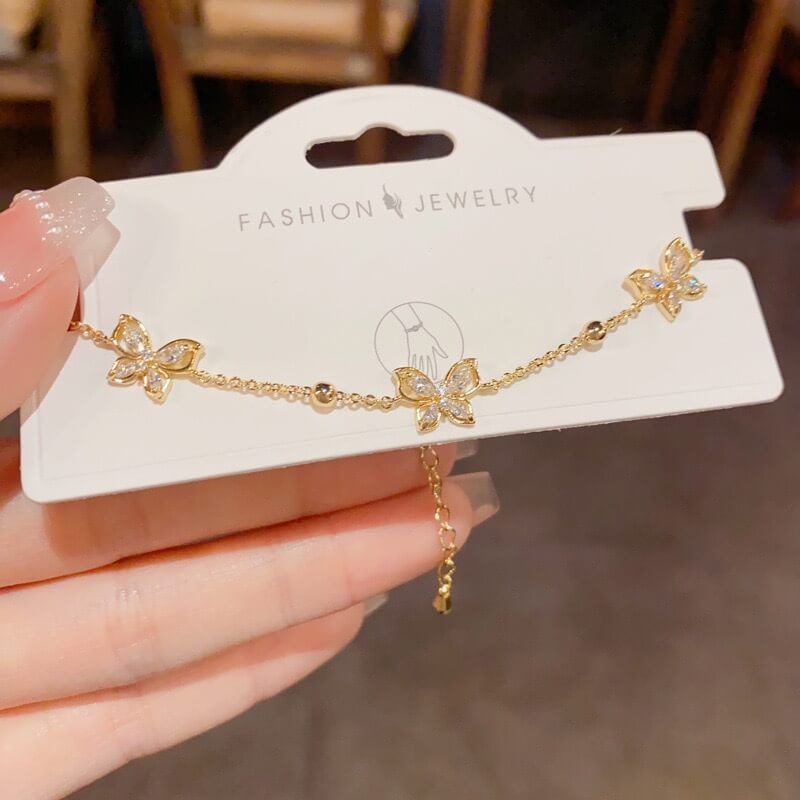 Pulsera Mujer Gracias Dorada