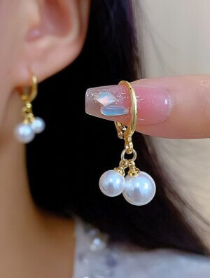 Aretes Mujer Perla Pura