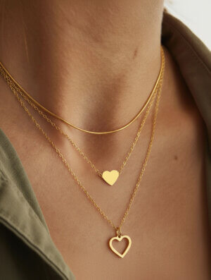 Collar Acero Calido Destello