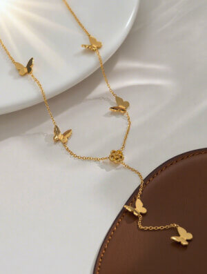 Collar Acero Esplendor Mariposa