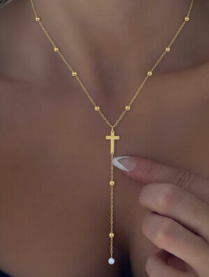 Collar Acero Luz Espiritual