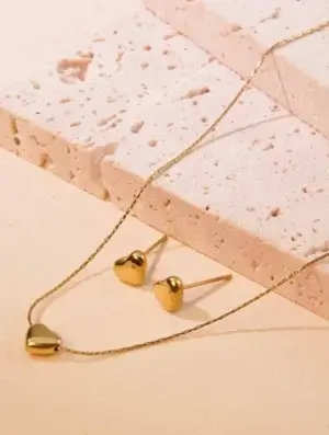 Set Acero Corazon Puro