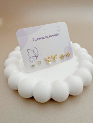 Set Aretes Divina Esencia