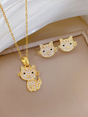 Set Mujer Romance Felino