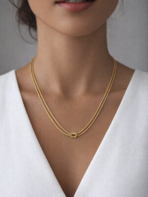 Collar Acero Brillo Infinito