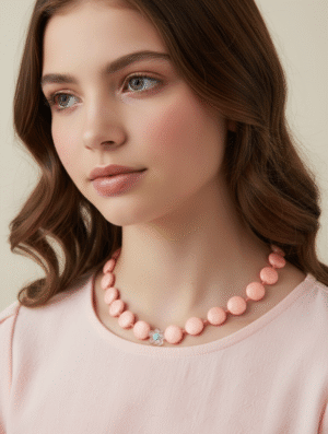 Collar Niña Chispa Mandarina