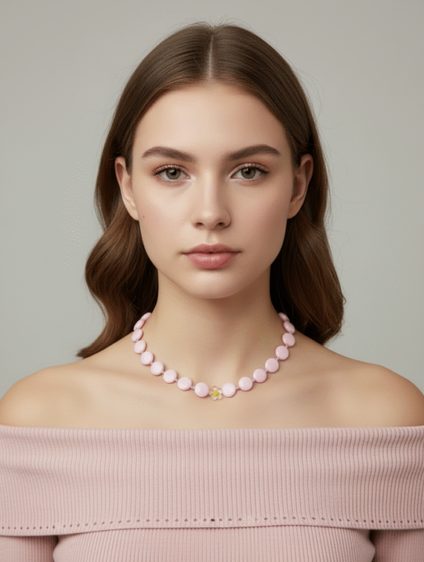 Collar Niña Chispa Rosa
