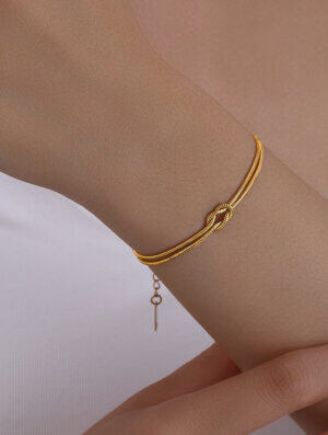 Pulsera Acero Brillo Infinito