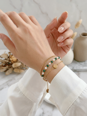 Pulsera Acero Xuping Oliva