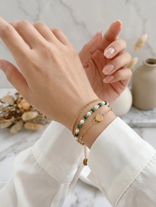 Pulsera Acero Xuping Oliva