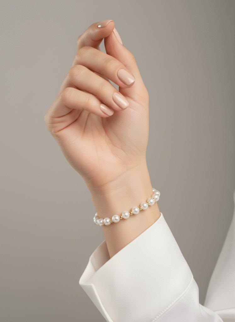 Pulsera Perla Shell Sutil-1