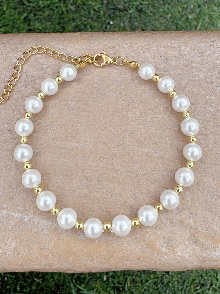 Pulsera Perla Shell Sutil