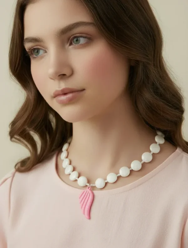 Collar Niña Chispa Blanco