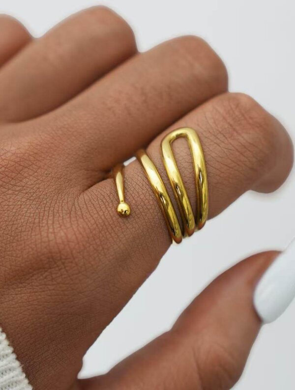 Anillo Acero Esencia Solar
