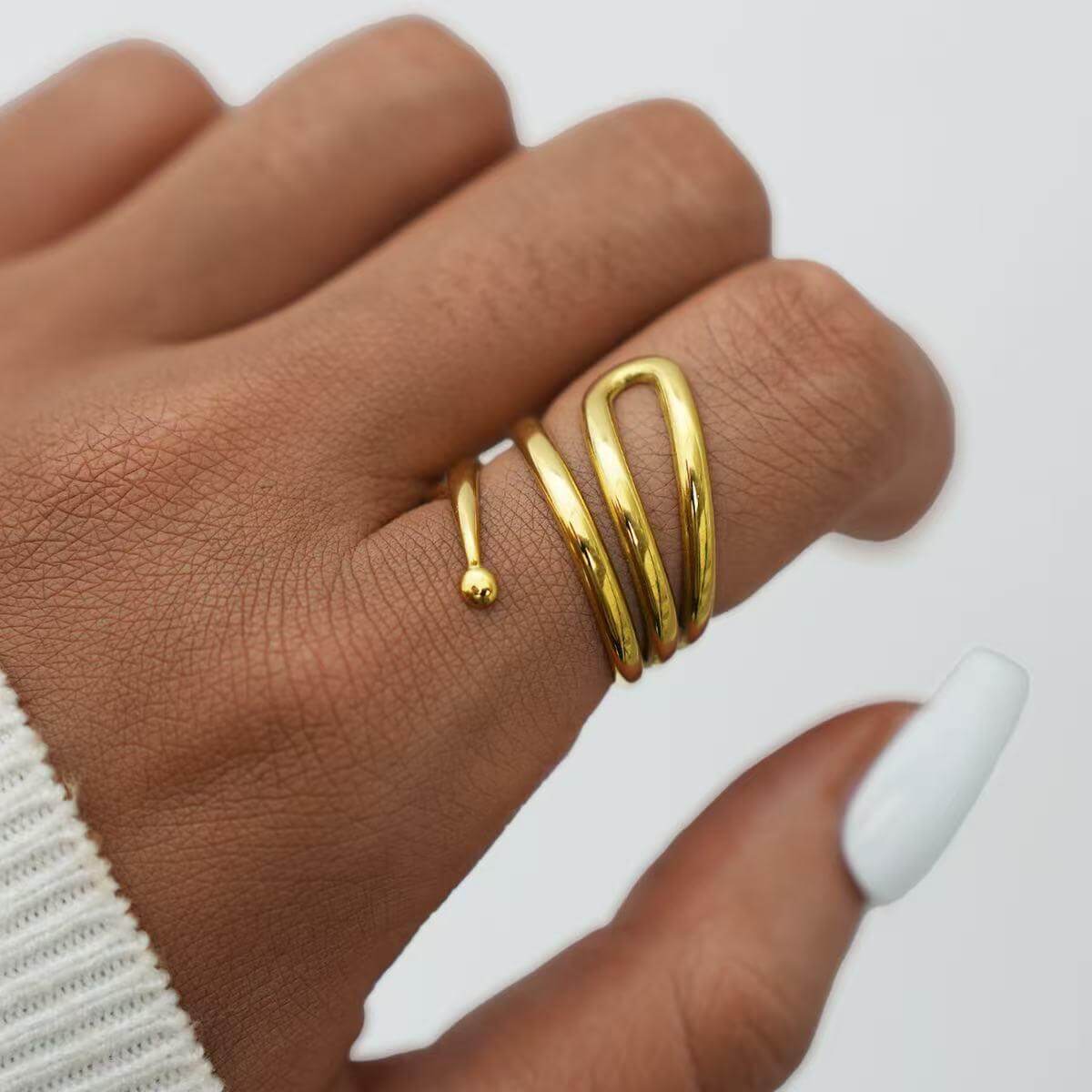 Anillo Acero Esencia Solar