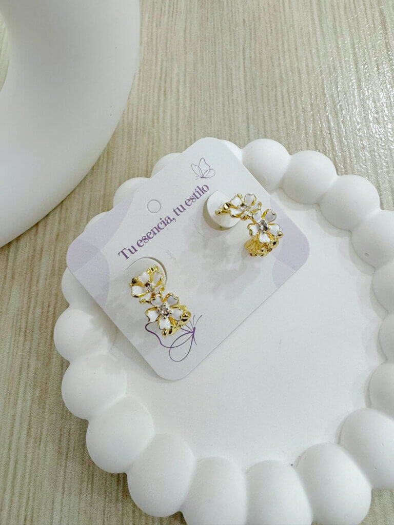 Aretes Mujer Luz Blanca-1