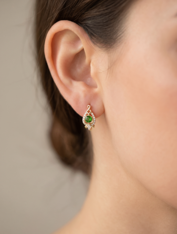 Aretes Xuping Gota Laurel