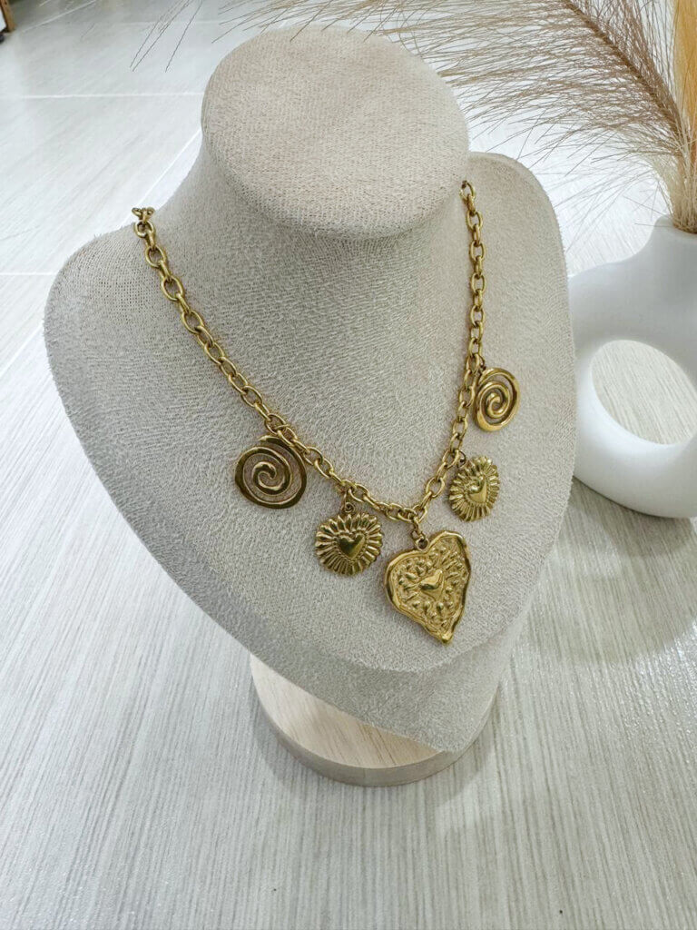Collar Acero Luz Romantica-1