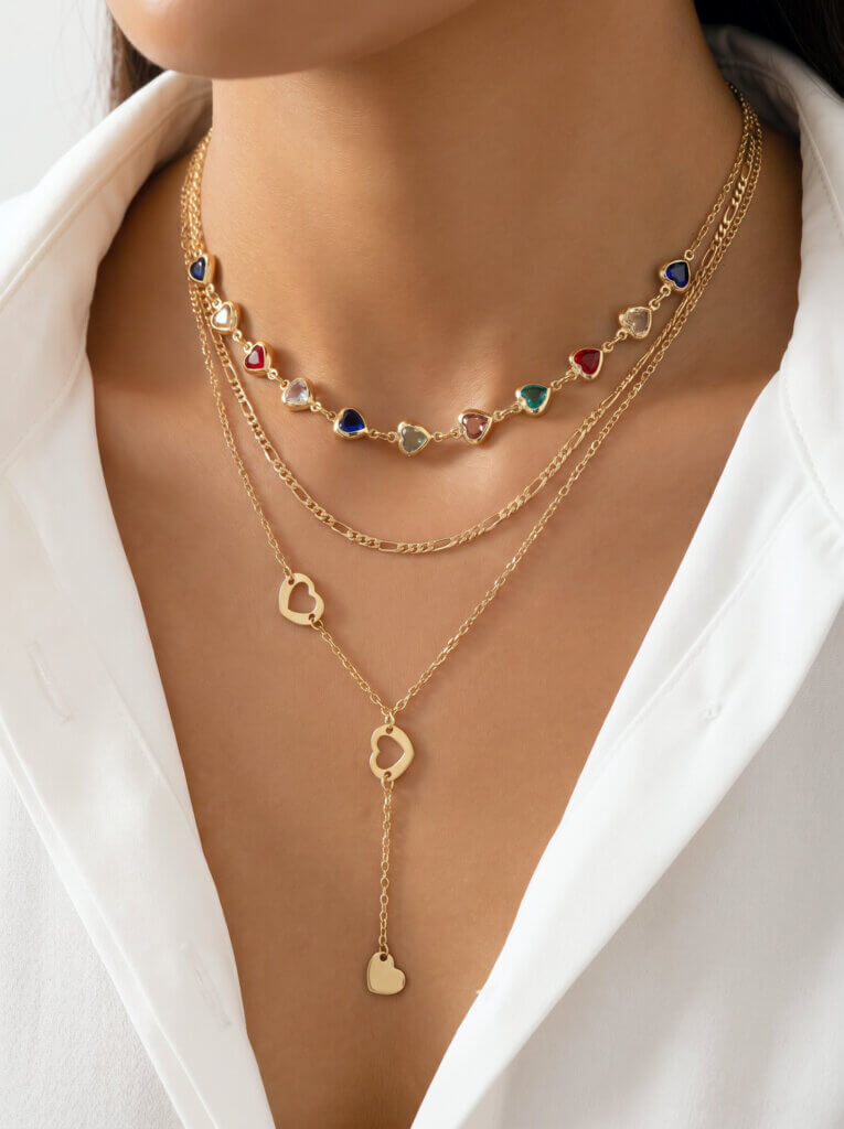 Collar Mujer Fiesta Cristal