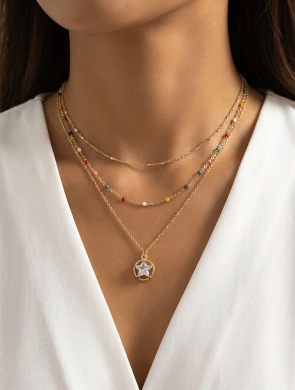 Collar Mujer Prisma Color