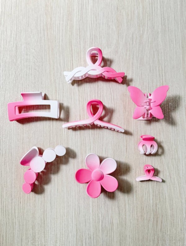 Paquete Pinzas Rosa Degrade
