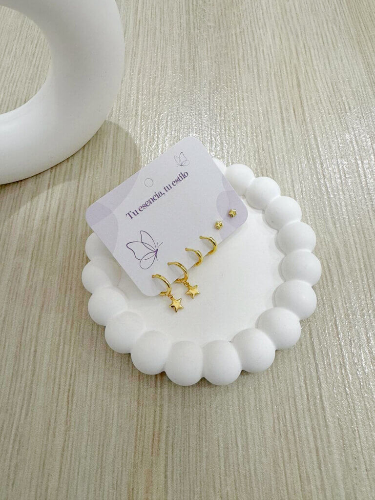 Set Aretes Mujer Astral-1