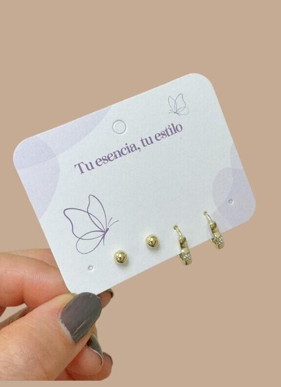 Set Aretes Xuping Sutileza