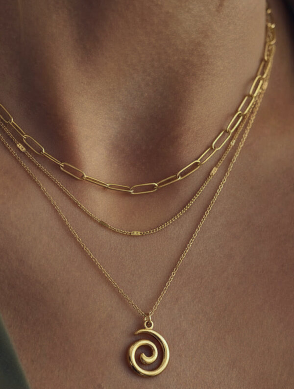 Collar Acero Elegancia Estelar