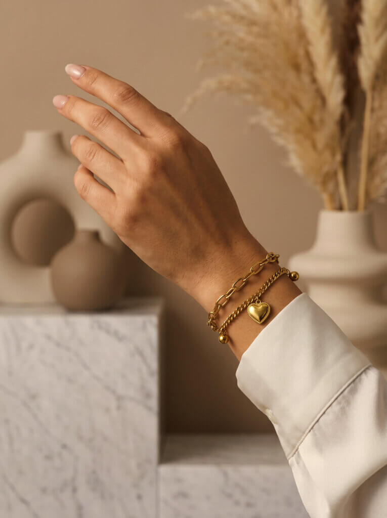 set-pulsera-acero-romance