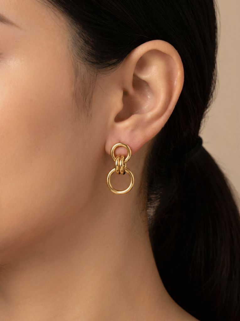 Aretes Acero Fuerza Vital-1