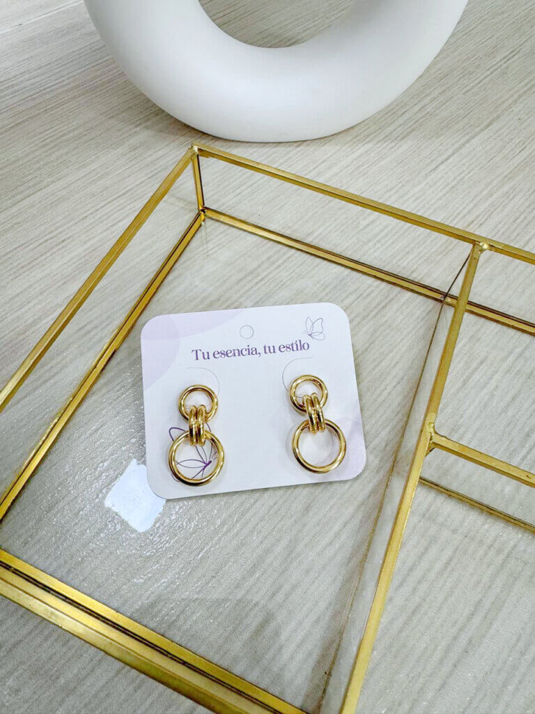 Aretes Acero Fuerza Vital