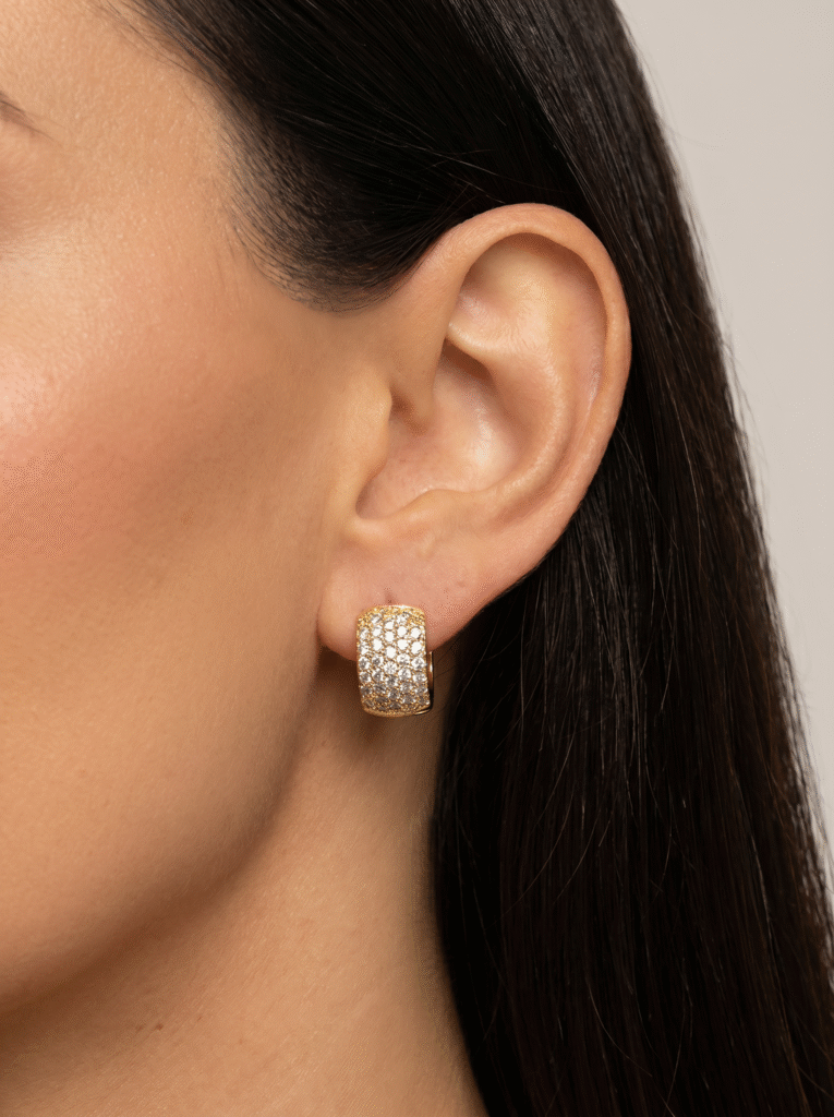 Aretes Mujer Espejo Cristal