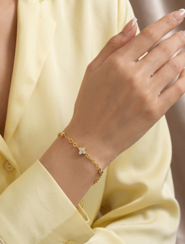 Pulsera Acero Flor Mistica