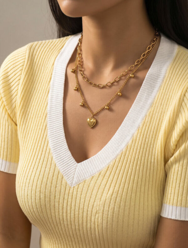 Collar Acero Destello Amoroso
