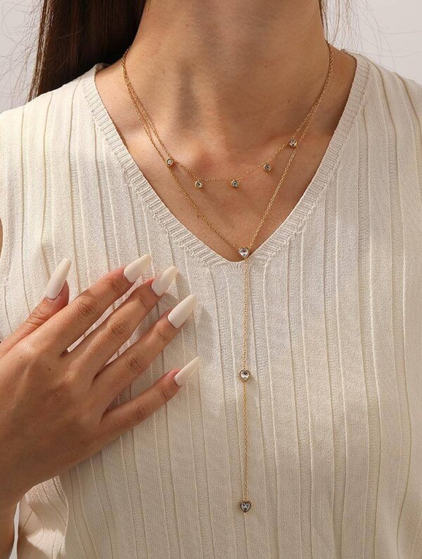 Collar Acero Mujer Destellos