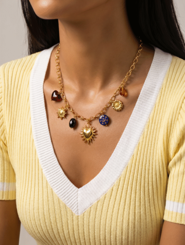 Collar Acero Fiesta Sol