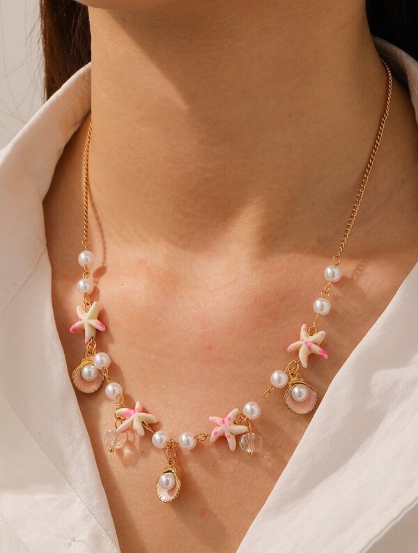 Collar Acero Marea Rosa