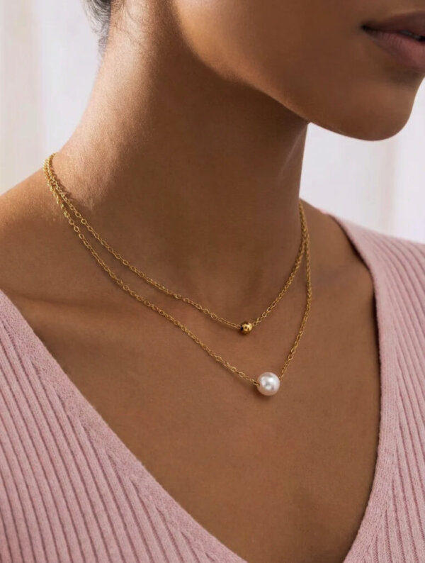 Collar Acero Mujer Amada