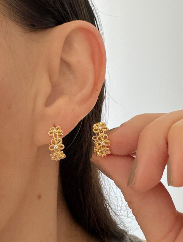 Aretes Mujer Bosque Aureo