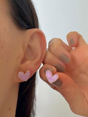 Aretes Mujer Corazon Intenso