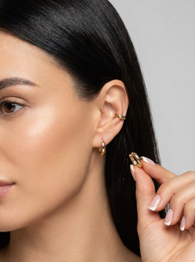 Aretes Mujer Dalia Dorada