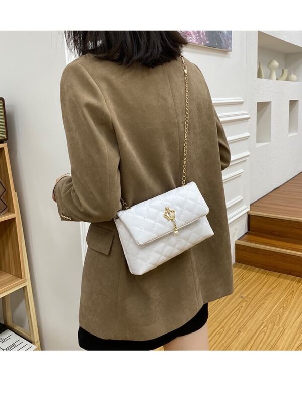 Bolso Mujer Blanco Coqueto