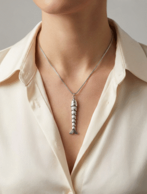 Collar Mujer Pez Nautico