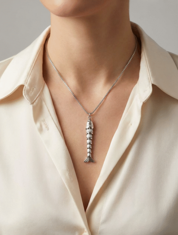 Collar Mujer Pez Nautico