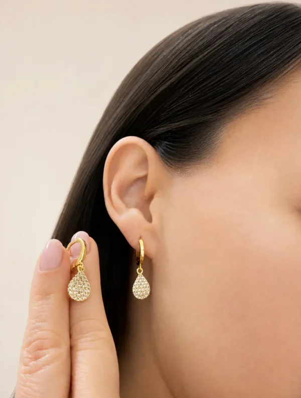 Aretes Mujer Brillo Matiz