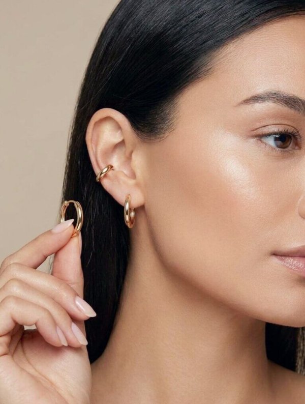 Aretes Mujer Lumia Dorada