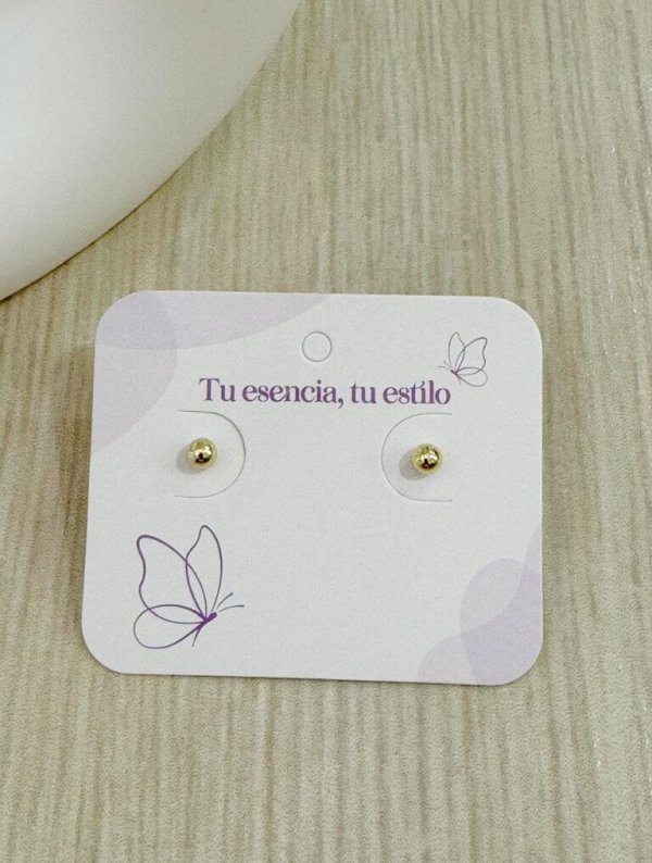 Aretes Topo Xuping Simetria