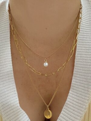 Collar Acero Destello Infinito